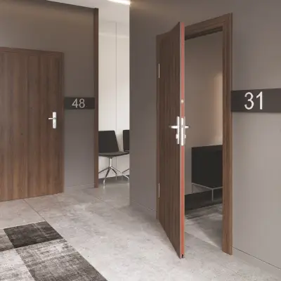 Drzwi Techniczne Przeciwpożarowe El30 pełne