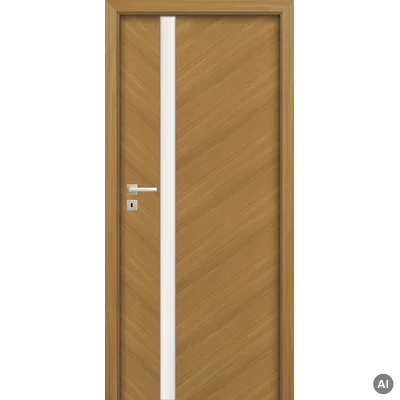 Drzwi Espina W01 biała szyba