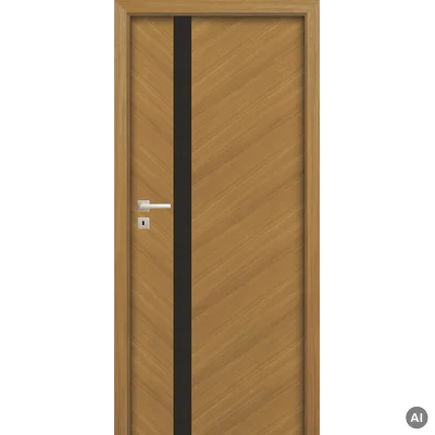 Drzwi Espina W01 czarna szyba