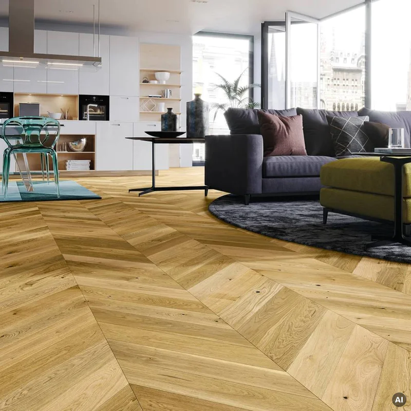 Podłoga drewniana Dąb Caramel Jodła Francuska 14 mm, 1WV0