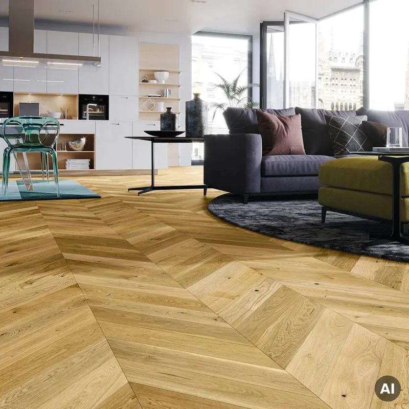 Podłoga drewniana Dąb Caramel Jodła Francuska 14 mm, 1WV0