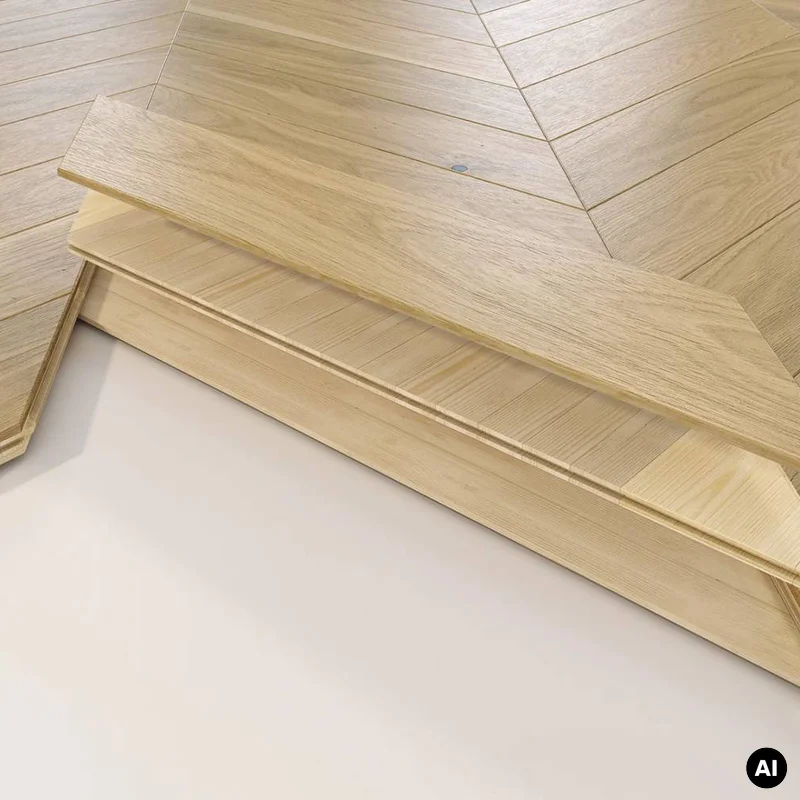 Podłoga drewniana Dąb Caramel Jodła Francuska 14 mm, 1WV0