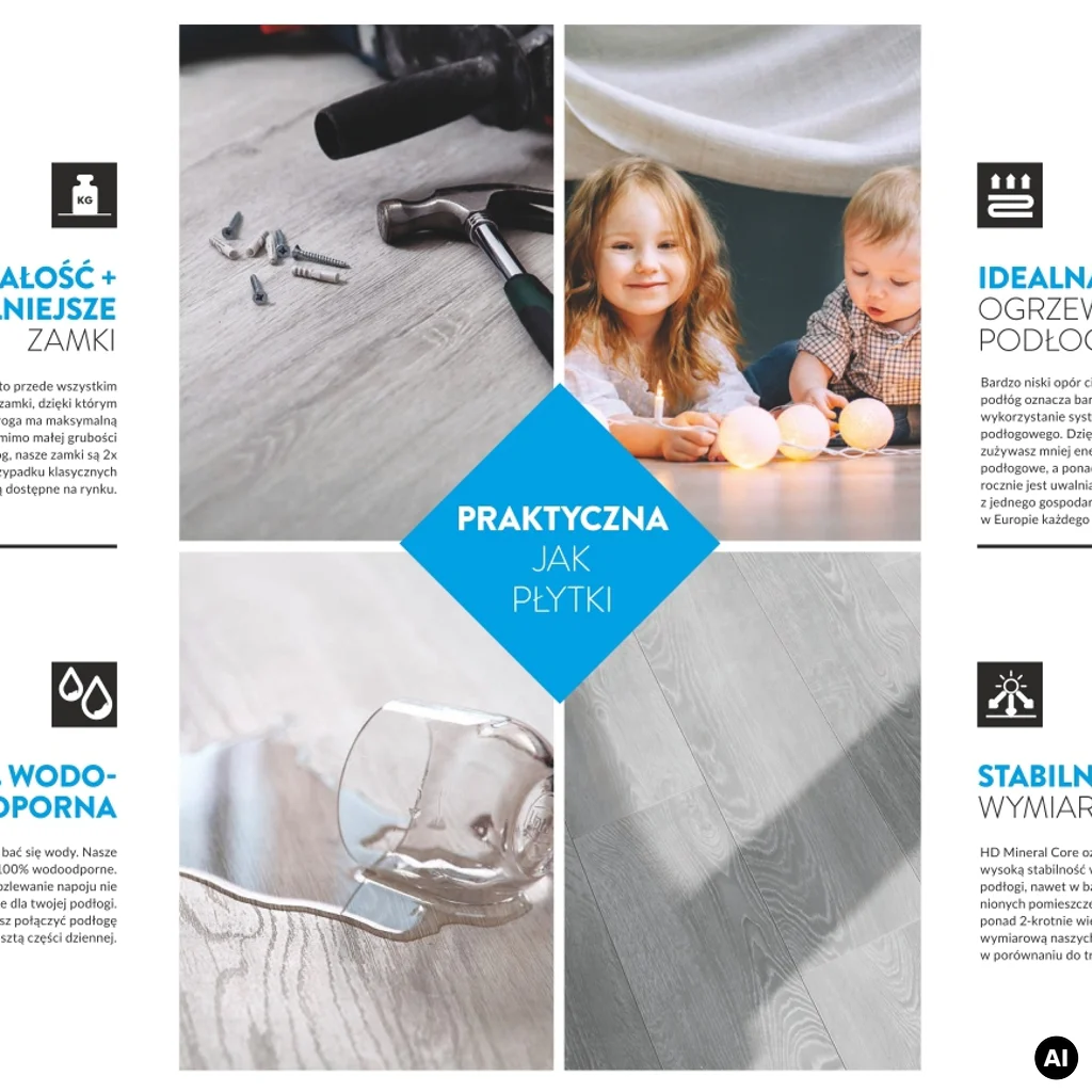 Panele Winylowe SPC LVT Dąb Jersey CBC 41102 Klasa 32 4 mm, Podłoga winylowa, Afirmax, Afirmax