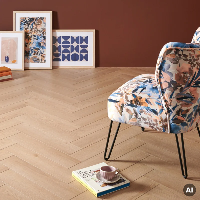 Panele Winylowe SPC LVT Sava Herringbone Sand SAV HB-2253-IB