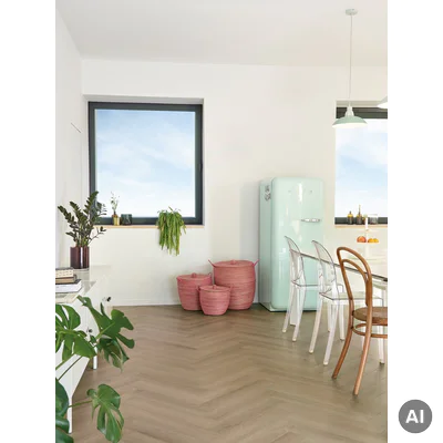 Panele Winylowe SPC LVT Sava Herringbone Almond 5 mm Klasa 33, SAV HB-2254-IB