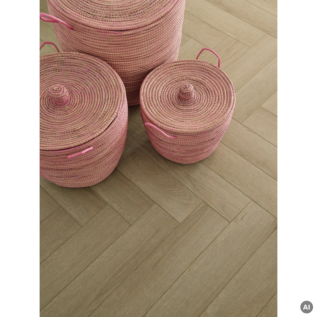 Panele Winylowe SPC LVT Sava Herringbone Almond SAV HB-2254-IB Klasa 33 5 mm, Panele winylowe, Sava Herringbone, Lamett ParquetVinyl