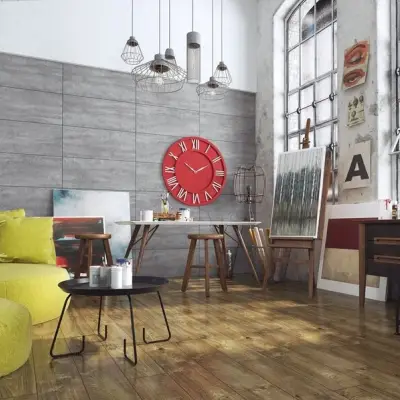 Panele ścienne Kwarc Beton Silver Stone D3274