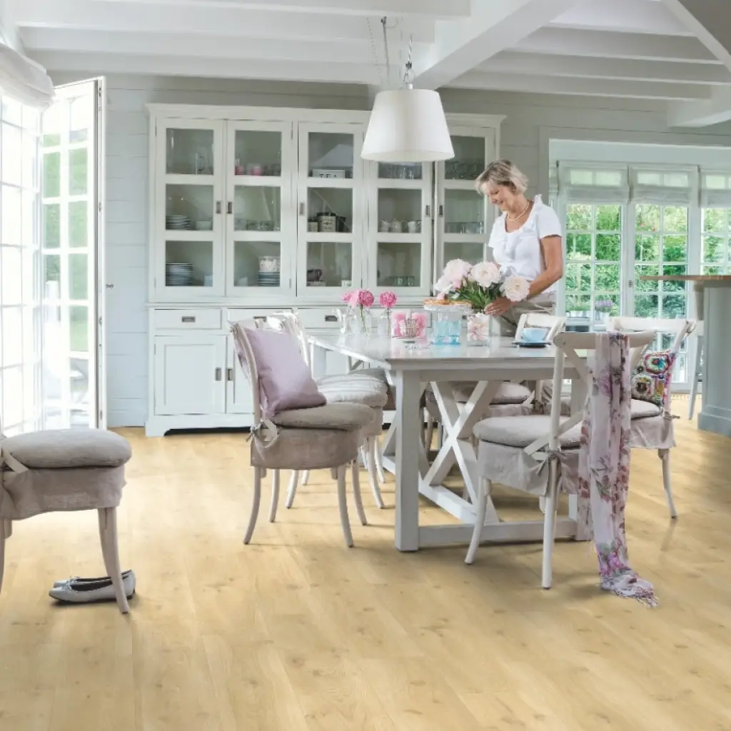 Panele Winylowe SPC LVT Dąb Dryfujący beżowy AVSP40018 Klasa 33 5 mm, Panele winylowe, Alpha Vinyl Small Planks, Quick-Step Unilin