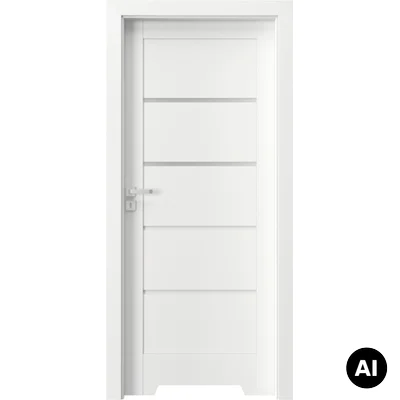 Drzwi Porta VERTE HOME G.2 lewe 80cm przylgowe z podcięciem wentylacyjnym, SPWHG20L08DBIWSB3KA300