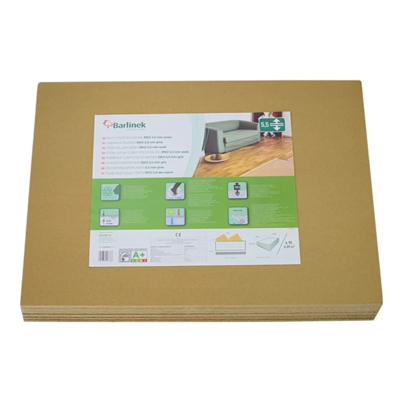Tani podkład Eko Płyta podpodłogowa ECO 5,5mm, 5906737923