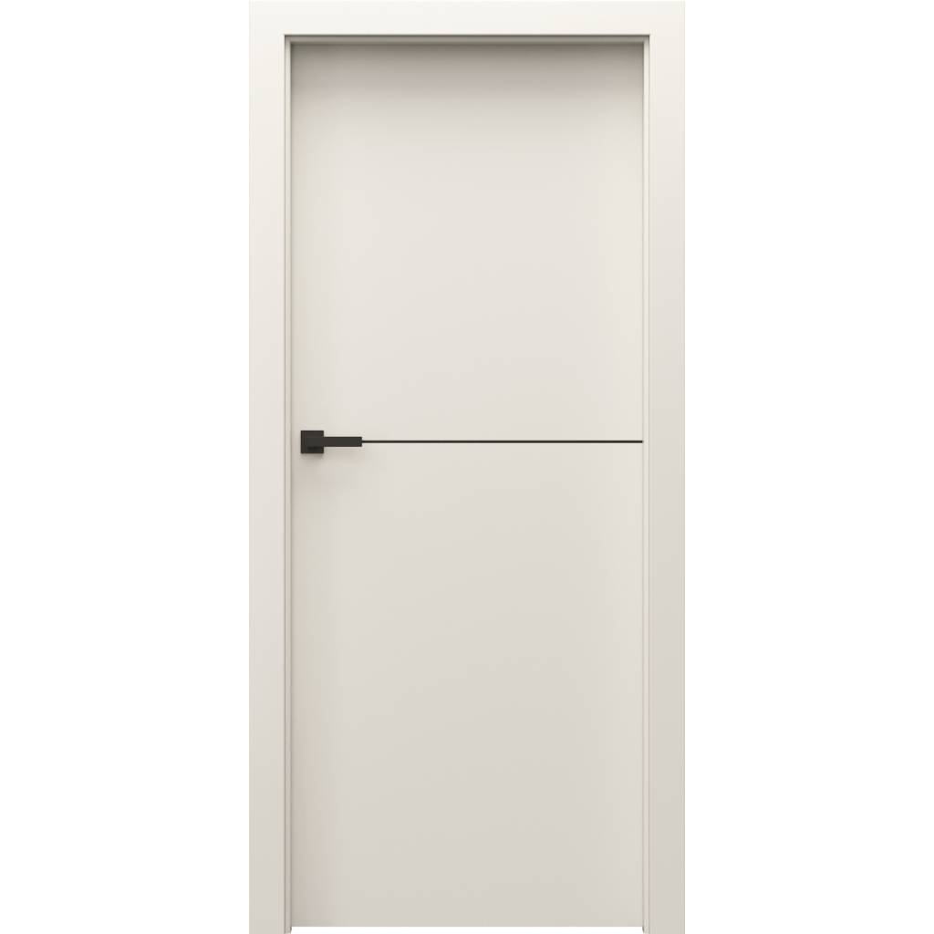 Drzwi wewnętrzne Drzwi Porta DESIRE UV model 3 czarne intarsje