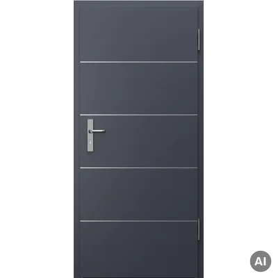 Drzwi Techniczne Innovo 37 dB intarsje 6