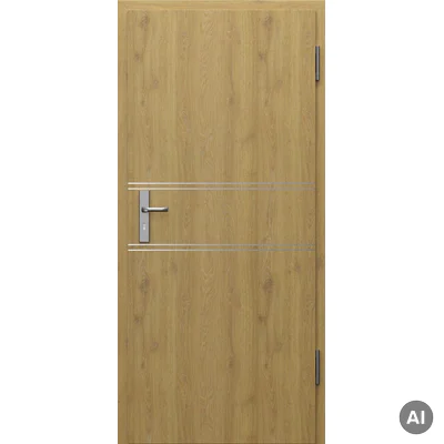 Drzwi Techniczne PURE 57dB intarsje 4