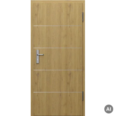 Drzwi Techniczne PURE 57dB intarsje 6