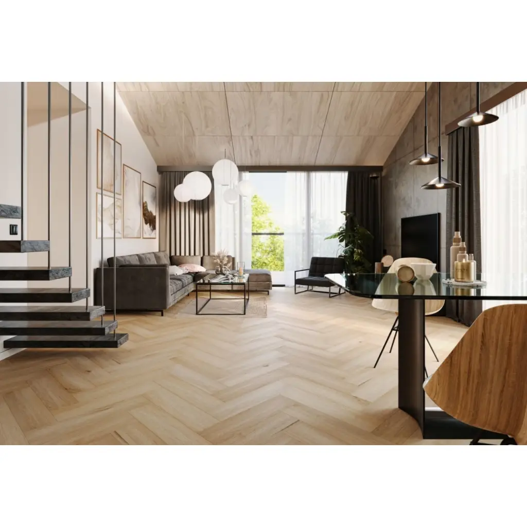 Panele winylowe SPC LVT Jodełka Dąb Yankee CA153 Klasa 33 5 mm, Panele winylowe, Amaron Herringbone, Arbiton