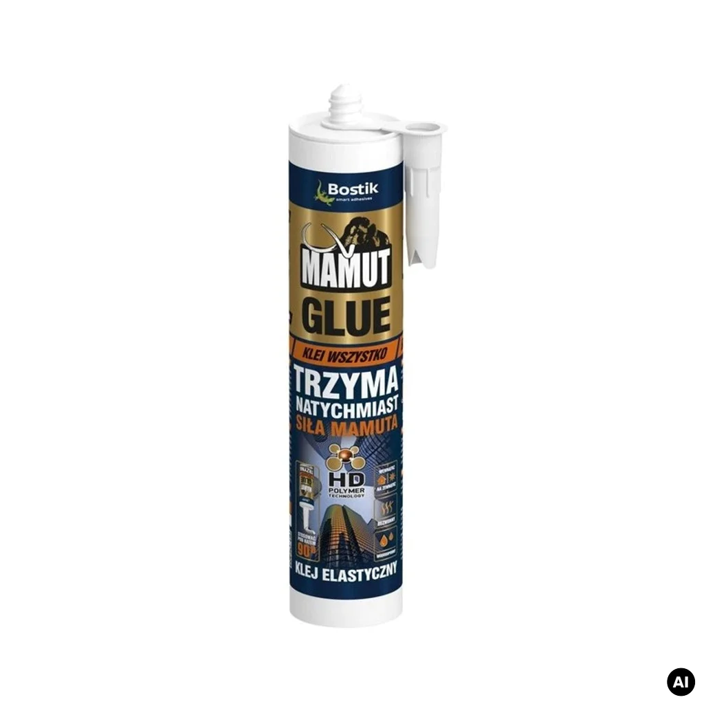 Klej uniwersalny do listew Mamut Glue Biały 290ml 117586, Bostik