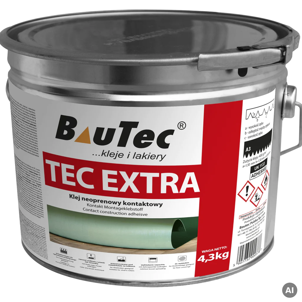 Klej do winyli Łazienka TEC EXTRA 4.3kg, 859B1545, TEC EXTRA, Kleje, Bautec