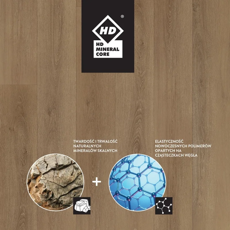 Panele Winylowe LVT Dąb Stamberger CA171 Klasa 33 5 mm TAK 