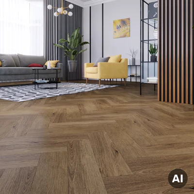 Panele winylowe SPC LVT Jodełka Dąb Georgetown CA147 Klasa 33 5 mm TAK