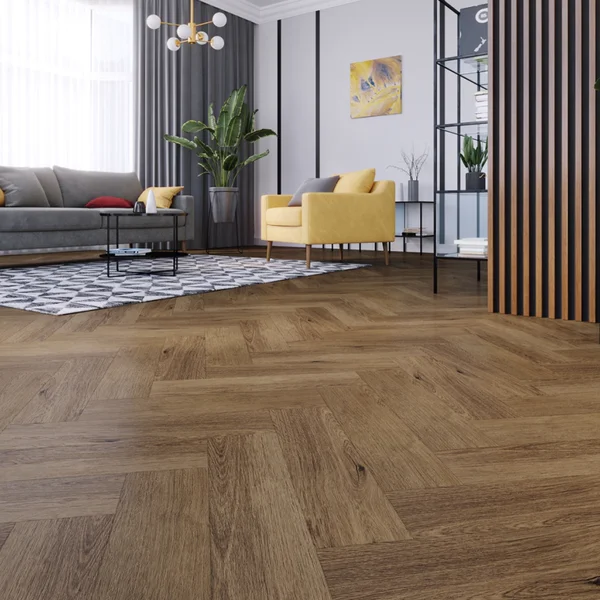 Panele winylowe SPC LVT Jodełka Dąb Georgetown Naturalny 5