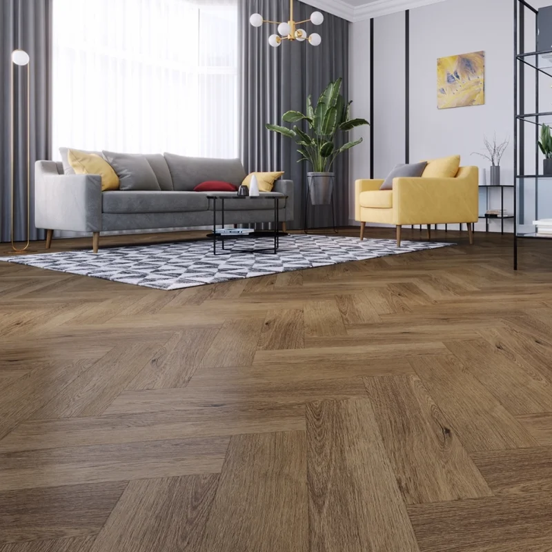 Panele winylowe SPC LVT Jodełka Dąb Georgetown CA147 Klasa