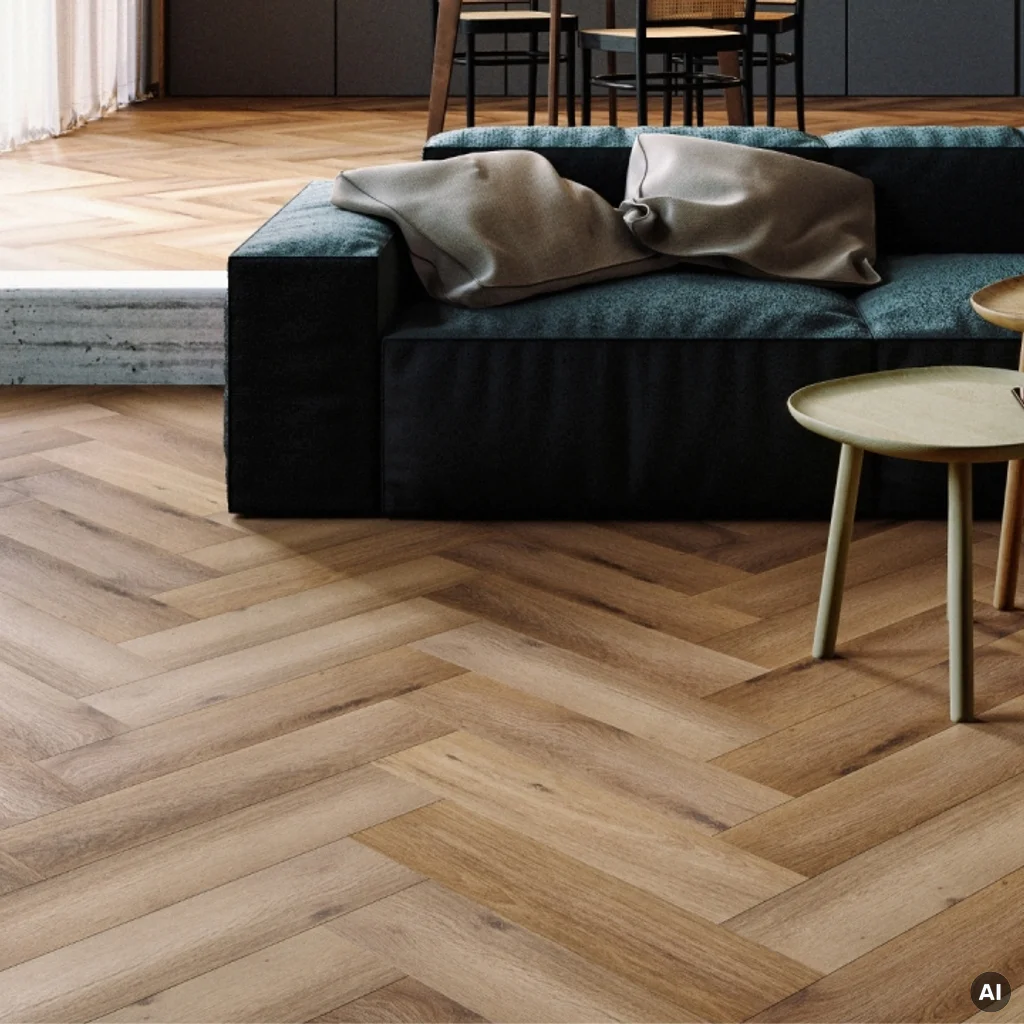 Panele winylowe SPC LVT Jodełka Dąb Georgetown CA147 Klasa 33 5 mm TAK, Panele winylowe, Amaron Herringbone, Arbiton