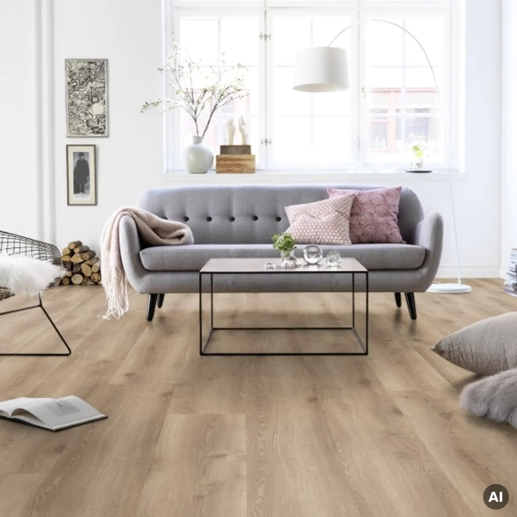 Panele Winylowe SPC LVT Contemporary Oak Natural 36024111 Klasa 33 5 mm, Panele winylowe, Starfloor Click Solid 55, Tarkett