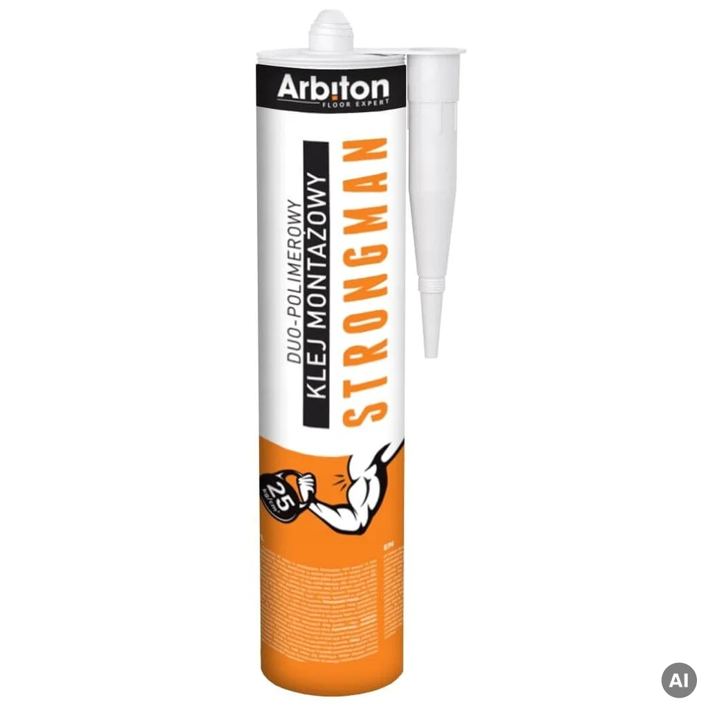 Klej montażowy Arbiton Strongman 300 ml, 5905167788264, Klej montażowy Arbiton Strongman, Arbiton, Arbiton