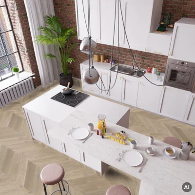 Podłoga drewniana Dąb Salt Jodła Francuska 14 mm, 1WV000007