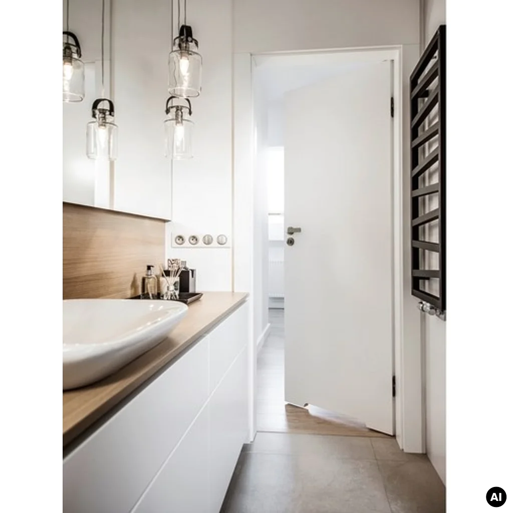 Drzwi Porta VECTOR Premium T WC Lewe 80cm bezprzylgowe, SPAPMT0L08UBIWAYU0H000, Drzwi wewnętrzne, PORTA VECTOR PREMIUM, PORTA