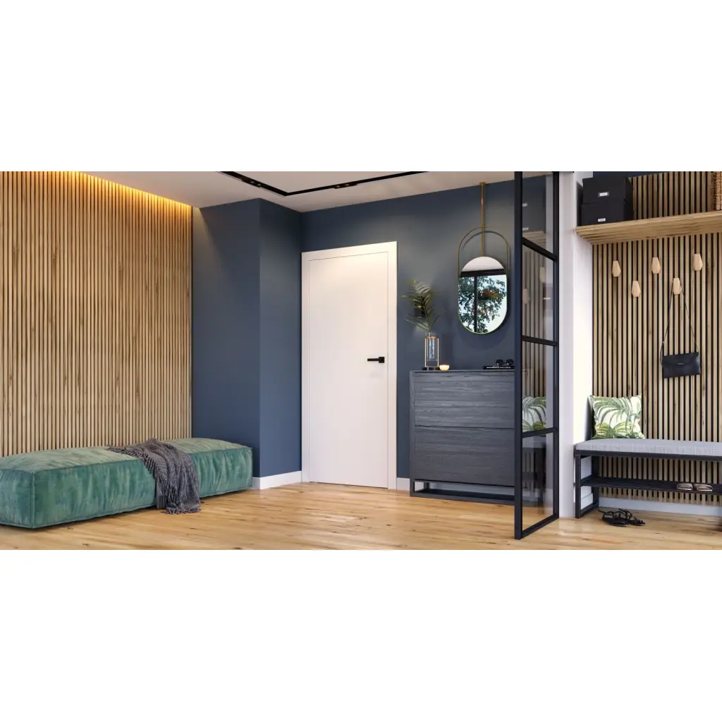 Drzwi Porta VECTOR Premium T WC Lewe 80cm bezprzylgowe, SPAPMT0L08UBIWAYU0H000, Drzwi wewnętrzne, Porta VECTOR Premium, PORTA