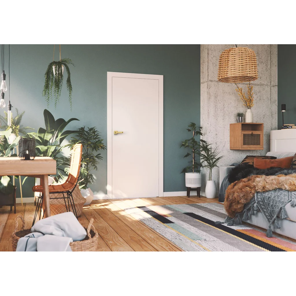 Drzwi Porta VECTOR Premium T WC Prawe 80cm bezprzylgowe, SPAPMT0P08UBIWAYU0H000, Drzwi wewnętrzne, PORTA VECTOR PREMIUM, PORTA