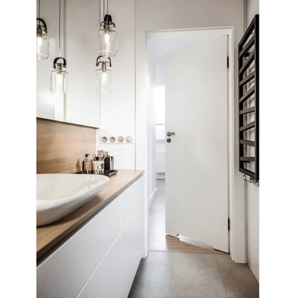 Drzwi Porta VECTOR Premium T WC Prawe 80cm bezprzylgowe, SPAPMT0P08UBIWAYU0H000, Drzwi wewnętrzne, PORTA VECTOR PREMIUM, PORTA