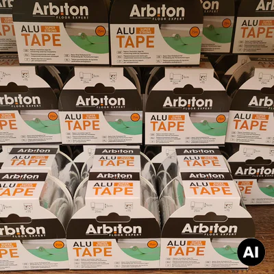 Taśma Alu Tape do łączenia podkładów podłogowych 25mb, 5905167698778