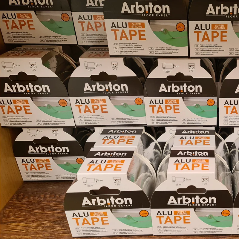 Taśma Alu Tape do łączenia podkładów podłogowych 25mb,