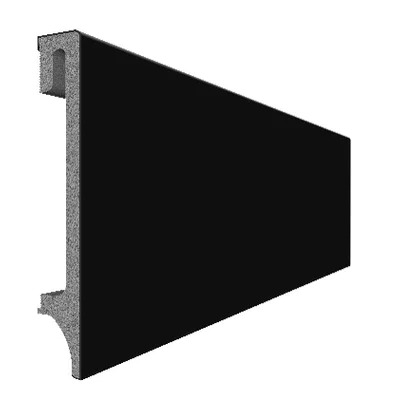 Listwa przypodłogowa Espumo 506 Czarna 2,4 m, 506 ESP506 2.4