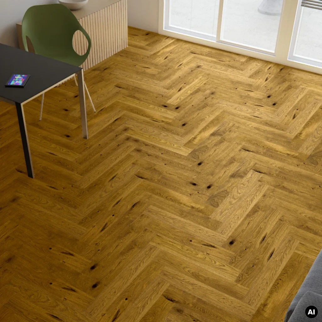 Podłoga drewniana Dąb Brown Sugar Jodła Klasyczna 14 mm, 1WC000006, Deska barlinecka, Classico Line - Jodła Klasyczna, Barlinek