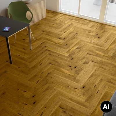 Podłoga drewniana Dąb Brown Sugar Jodła Klasyczna 14 mm, 1WC000006