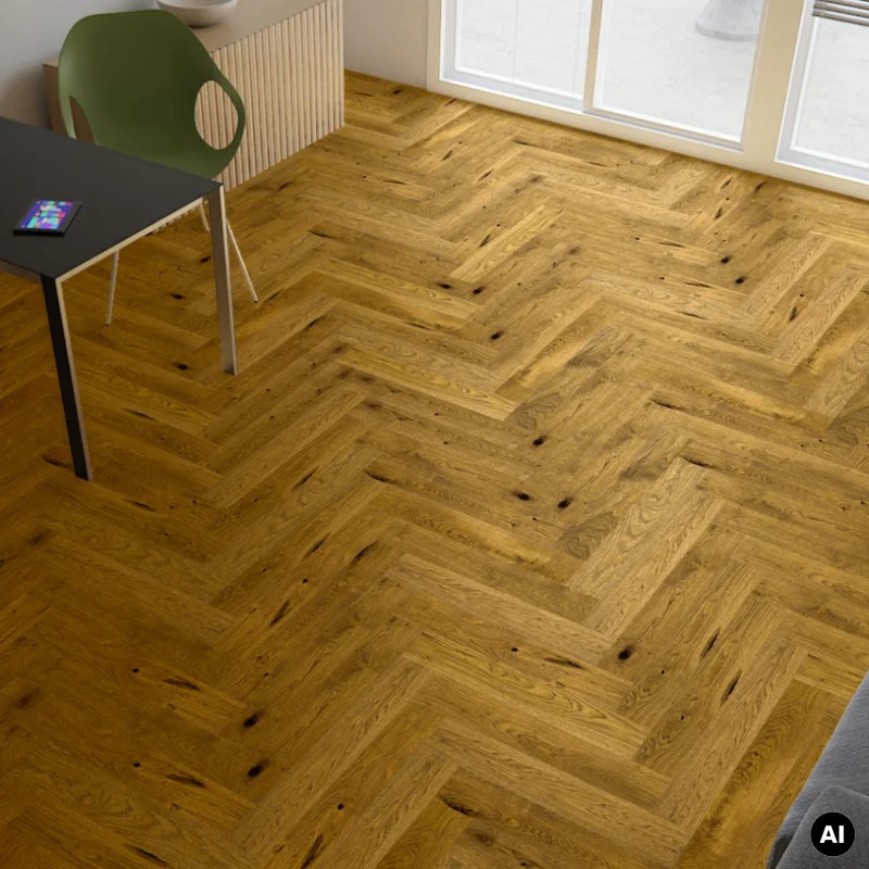 Podłoga drewniana Dąb Brown Sugar Jodła Klasyczna 14 mm, 