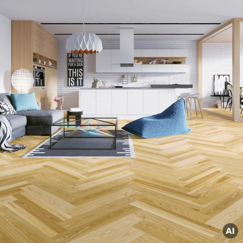 Podłoga drewniana Jesion Auric Jodła Klasyczna 14 mm, 1WC0