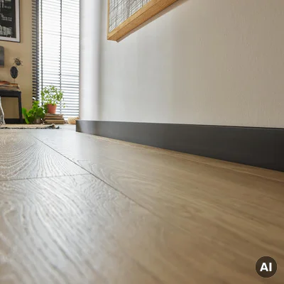 Zaślepki do listew Plastikowe Espumo ESP506 Czarne Komplet Lewa+Prawa