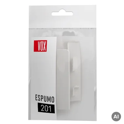 Zaślepki do listew Plastikowe Espumo ESP201 Białe Komplet Lewa+Prawa