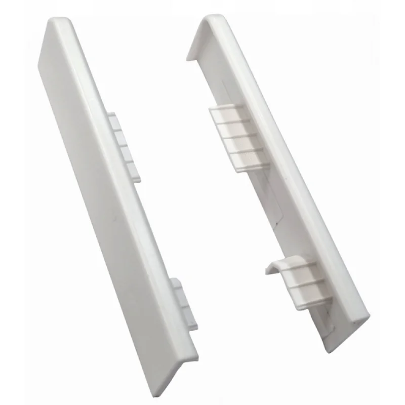 Zaślepki do listew Plastikowe Espumo ESP201 Białe Komplet 