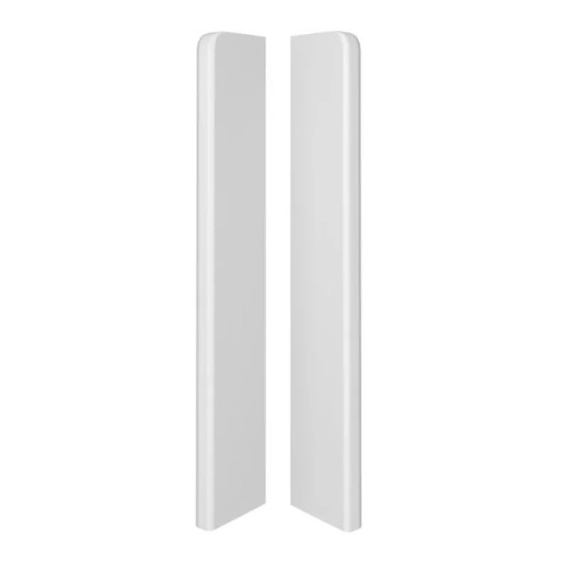 Zaślepki do listew Plastikowe Espumo ESP401 Białe Komplet 