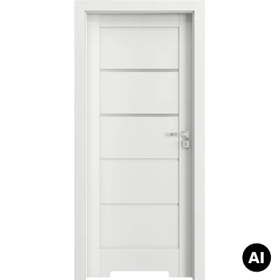 Drzwi Porta VERTE HOME G.2 lewe 70cm z podcięciem wentylacyjnym, SPWHG20L07DBIWSB3KA300