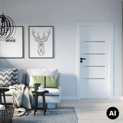 Drzwi Porta VERTE HOME G.2 lewe 70cm z podcięciem wentylacyjnym, SPWHG20L07DBIWSB3KA300