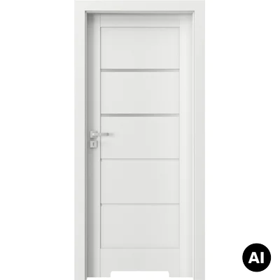 Drzwi Porta VERTE HOME G.2 prawe z podcięciem wentylacyjnym, SPWHG20P07DBIWSB3KA300
