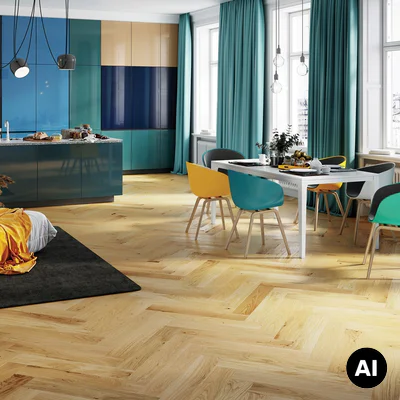 Podłoga drewniana Dąb Caramel Jodła Klasyczna 14 mm, 1WC000062