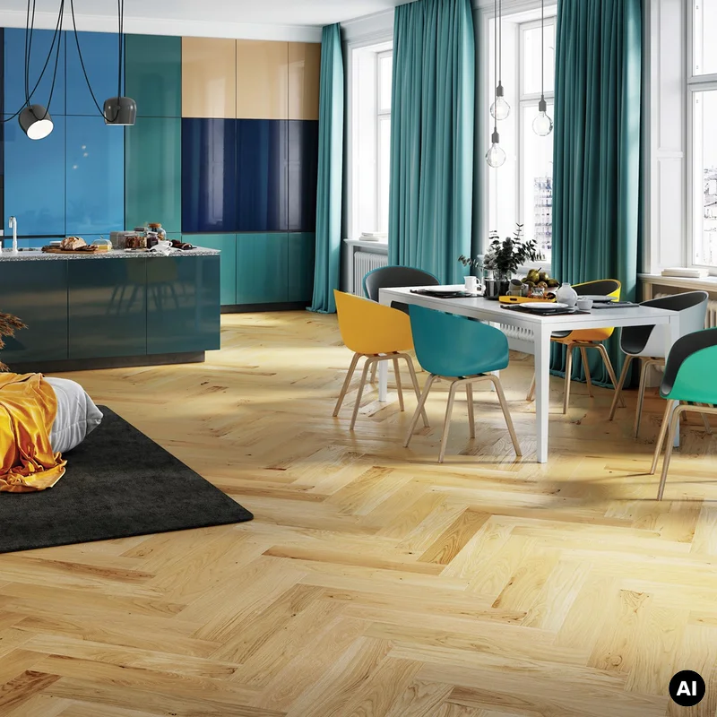 Podłoga drewniana Dąb Caramel Jodła Klasyczna 14 mm, 1WC0