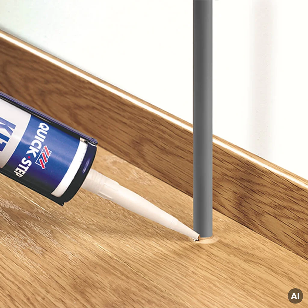 Przezroczysty uszczelniacz HYDROKIT QSKITTRANSP, Silikon, Środki czystości, Quick-Step
